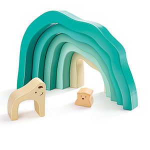 Hape Arctic Polar Bear Stacking Blocks