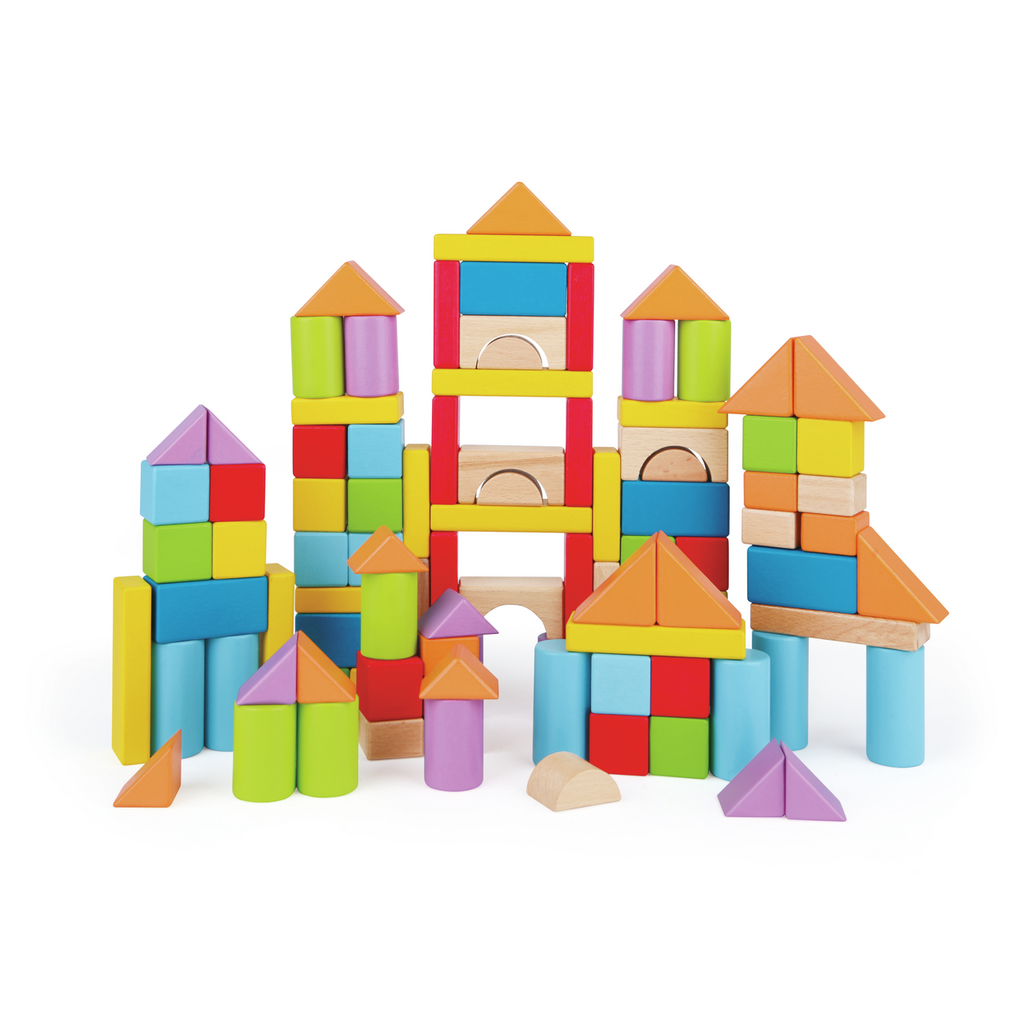 Hape 101 PCs Wonderful Beech Blocks