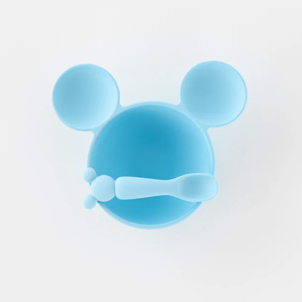 Bumkins First Feeding Set - Disney Mickey Light Blue