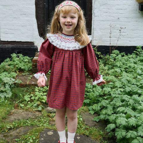 Nutkin Story Ivy Dress Red