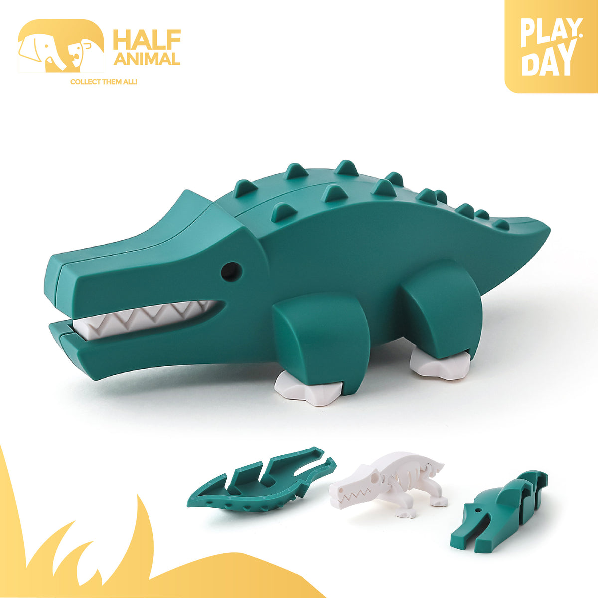 Halftoys Half Animal - Crocodile