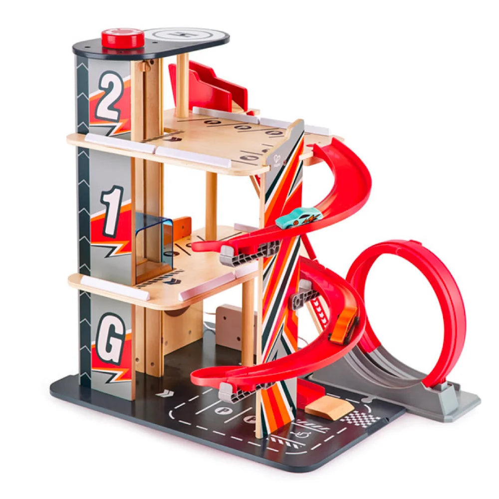 Hape Gearhead Stunt Garage