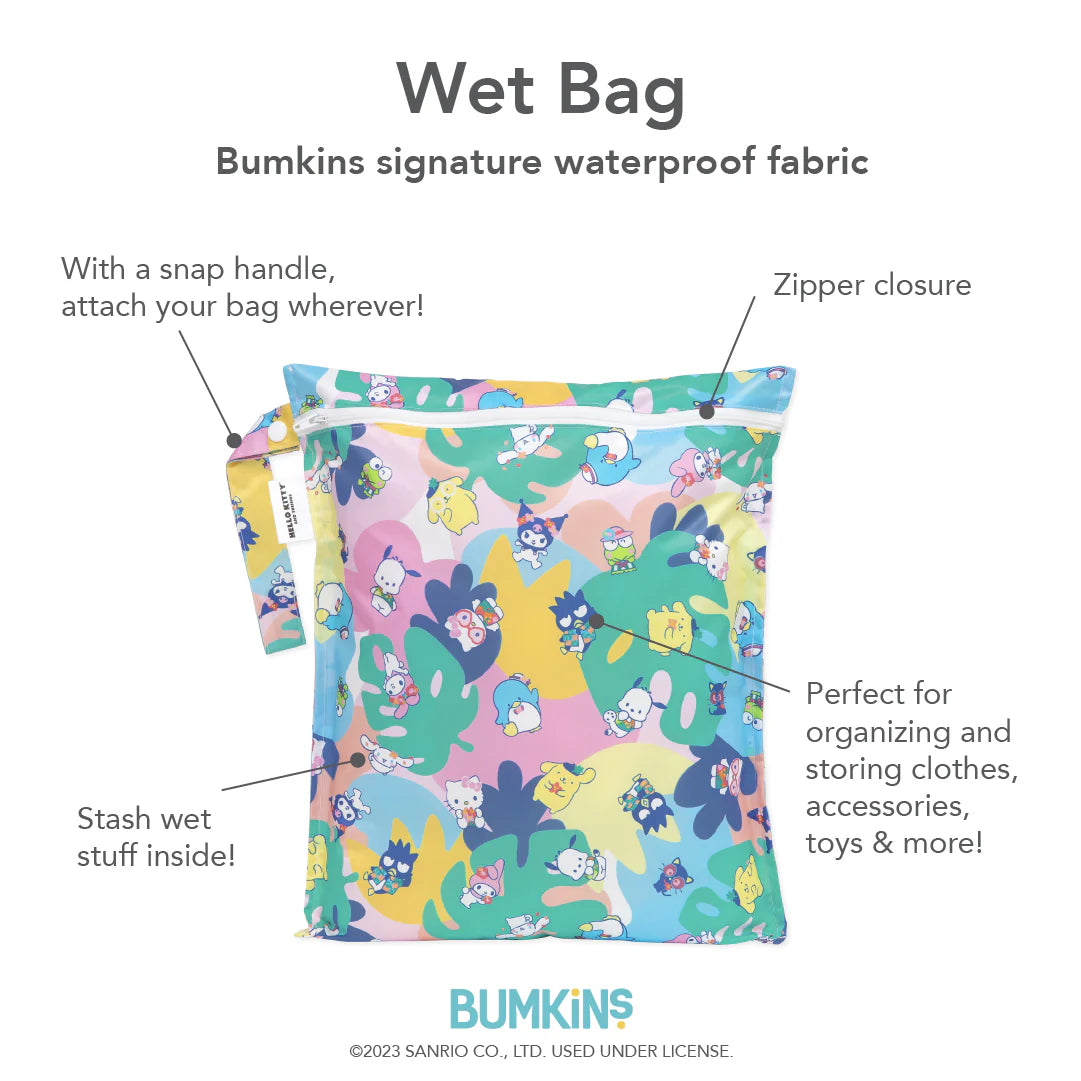 Bumkins Wet Bag - Hello Kitty and Friends - Luau