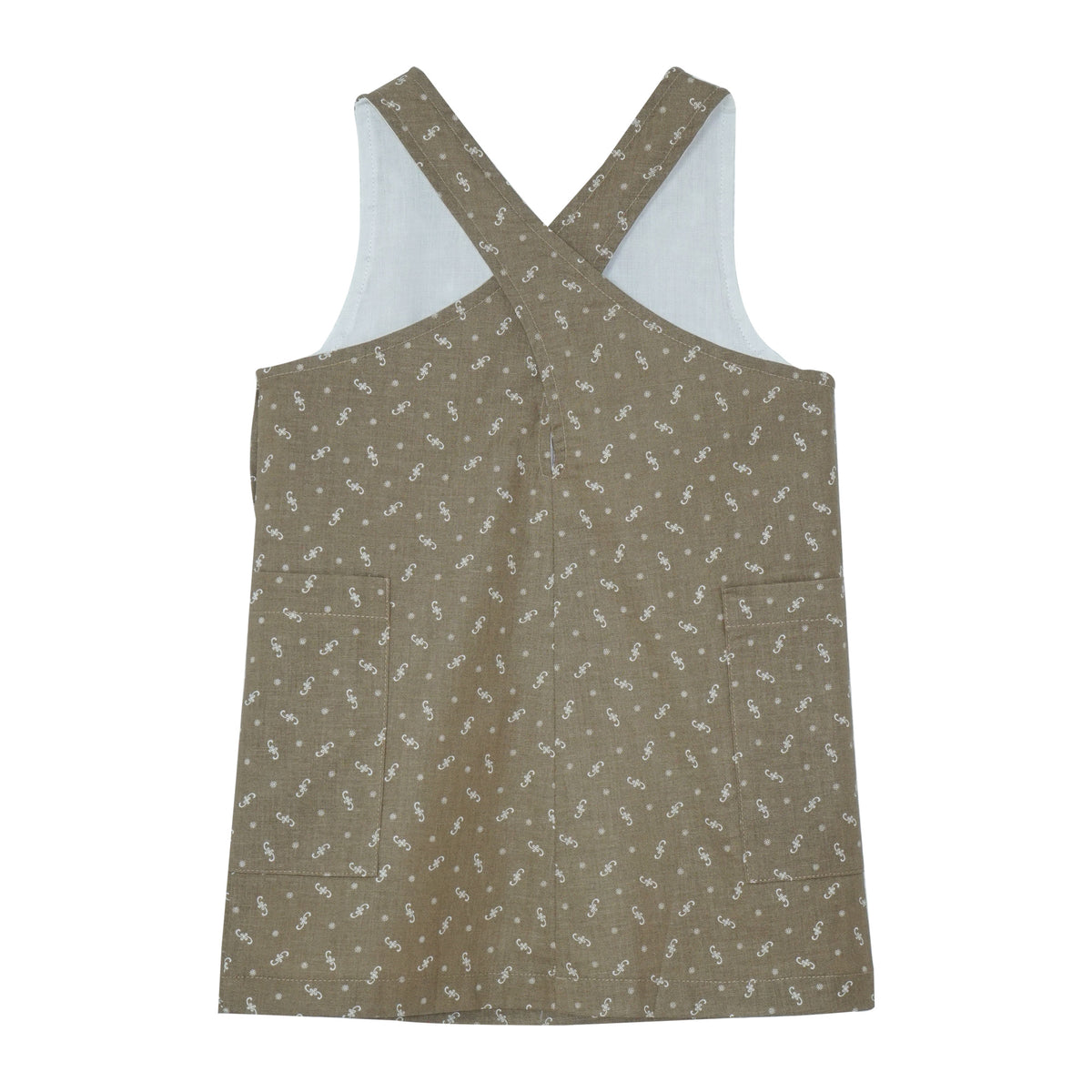 Little Canary Noah Pinafore Dress Brown