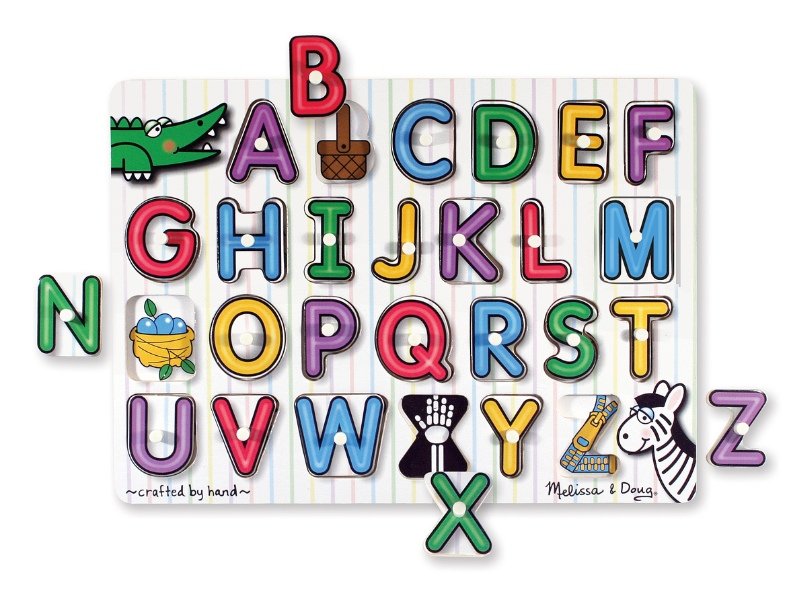 Melissa & Doug Peg Puzzle Alphabet