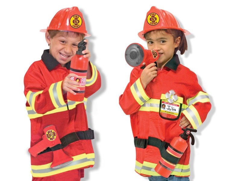 Melissa & Doug Role Play Costume Fire Chief