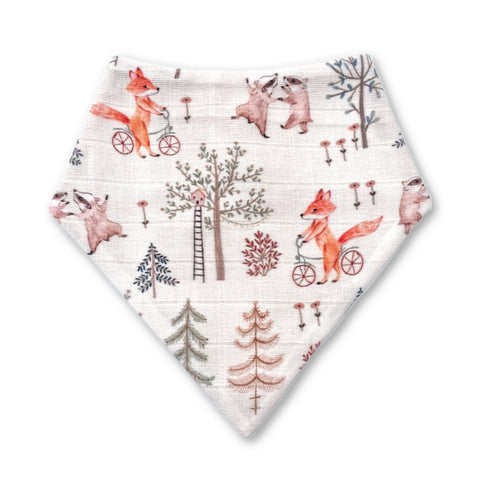 Little Canary Muslin Bib Jolly Animals