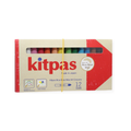 Kitpas Rice Bran Wax Art Crayons 12 Colors
