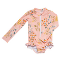 Little Babe Rash Guard Onesie Wild Flowers