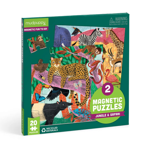 Mudpuppy Magnetic Puzzles - Jungle & Safari