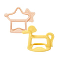MOYUUM Gift Set Teether Star Pink and Pony Yellow