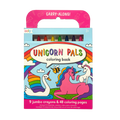 Ooly Carry Along Coloring Book Set - Unicorn Pals