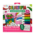 Ooly Colortopia Color By Number Paint Marker Kit - Unicorn Funland