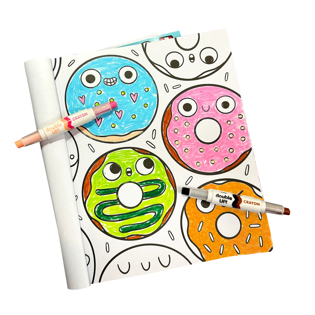 Ooly Double Up! Double-Ended Crayons - Set of 6