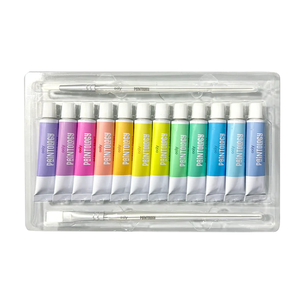 Ooly Paintology Acrylic Paints Set - Pastel