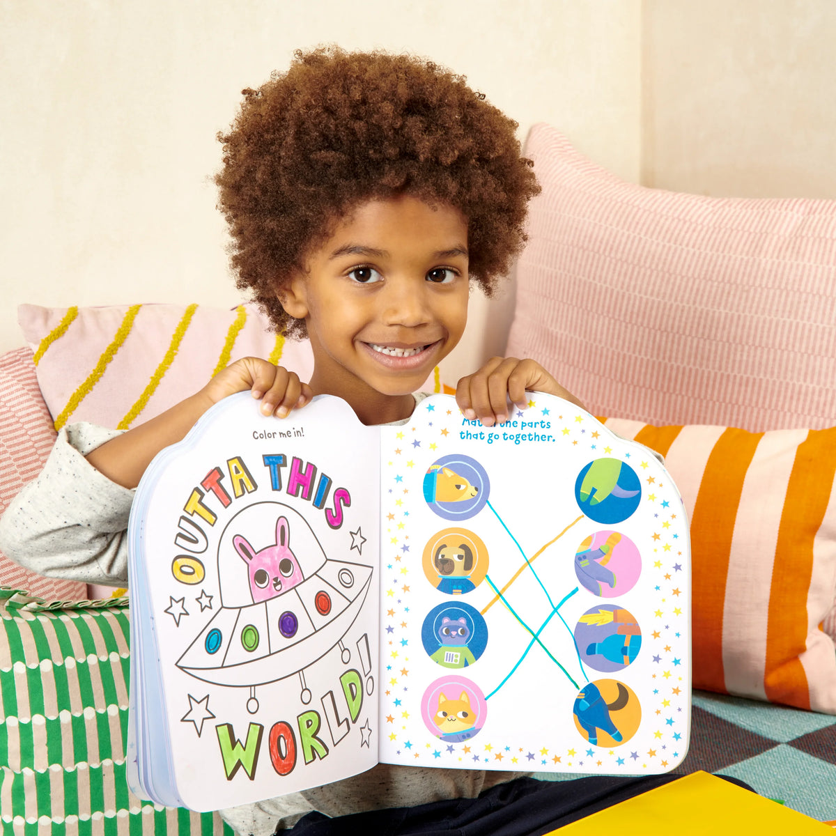 Ooly Playful Pages Activity Book - Pets in Space