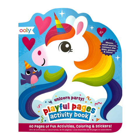 Ooly Playful Pages Activity Book - Unicorn Party!