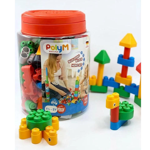 Hape Building Block Set 128 Pieces