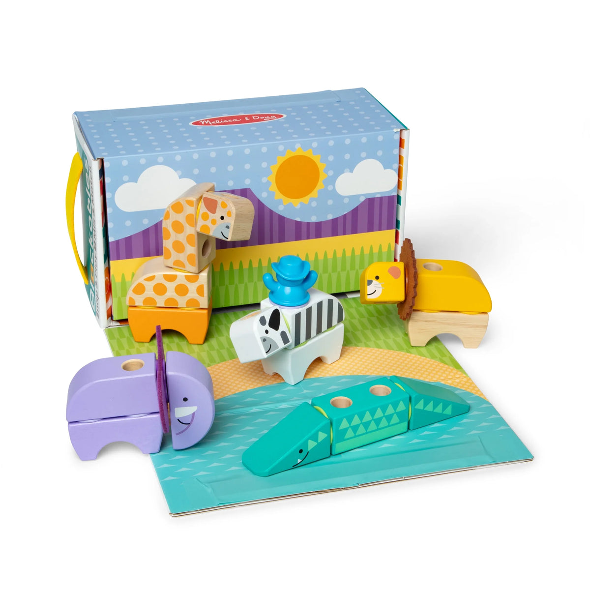 Melissa & Doug Blockables Play Set - Safari