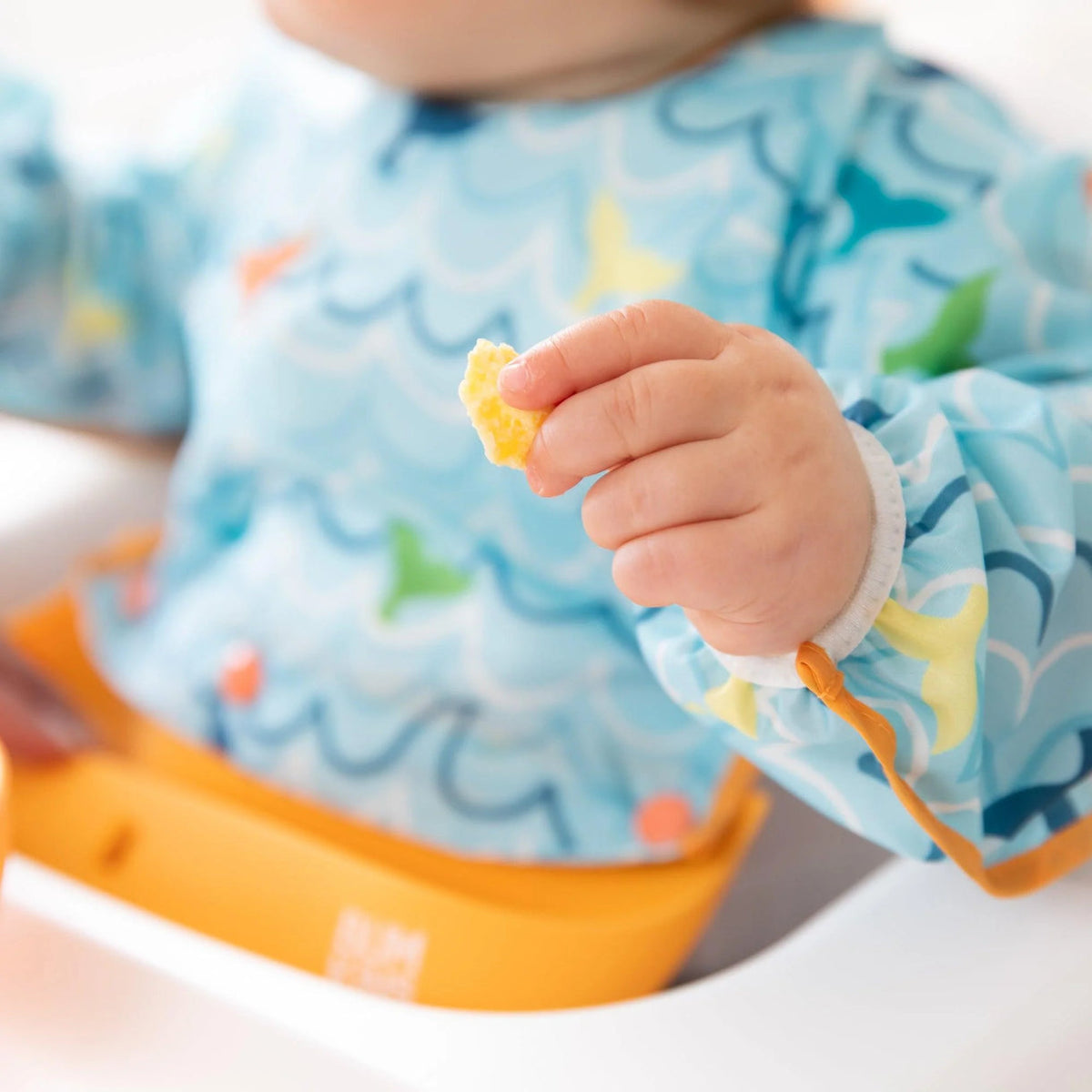 Bumkins Swap Pocket Bib - Ocean Life + Whale Tail