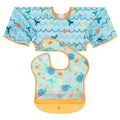 Bumkins Swap Pocket Bib - Ocean Life + Whale Tail