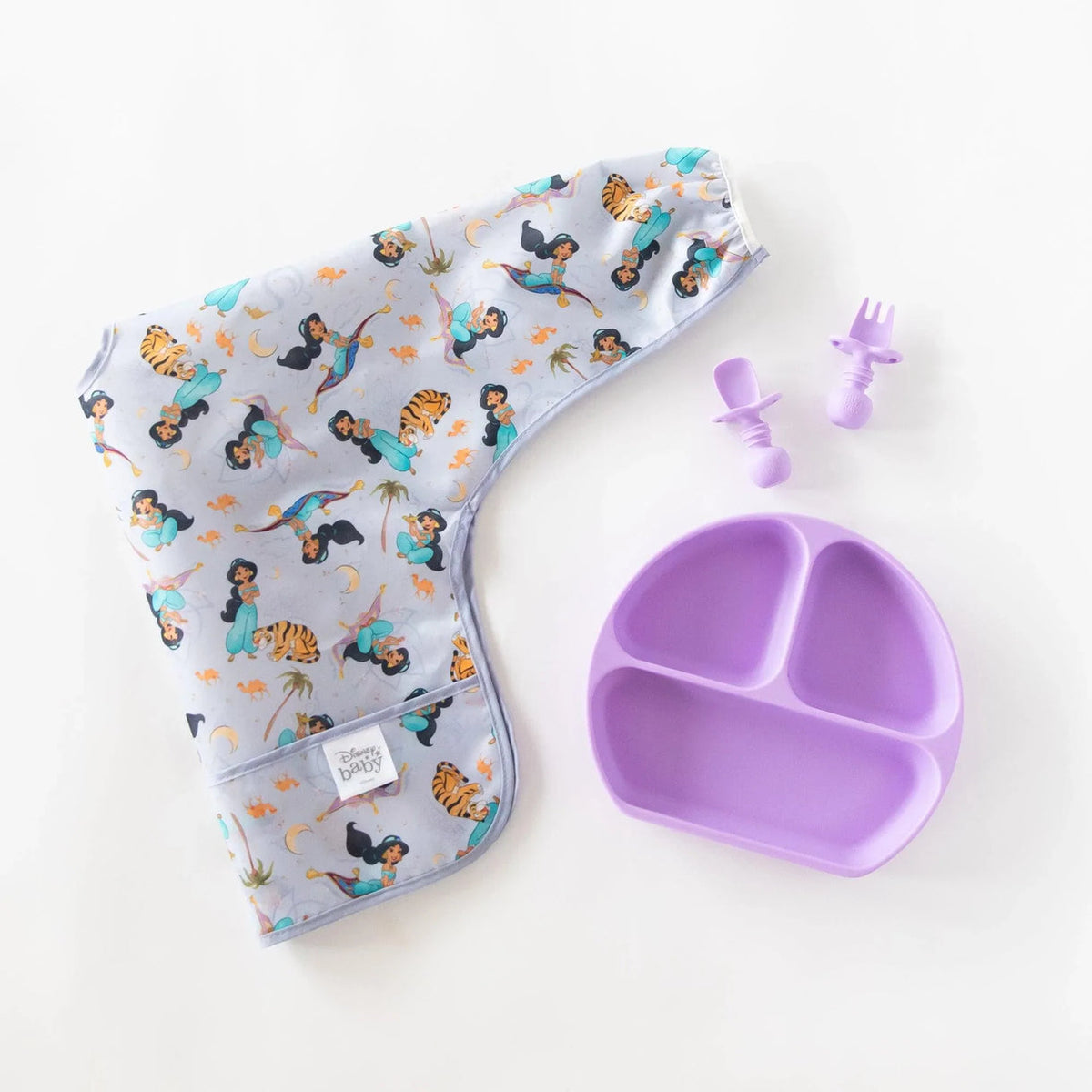 Bumkins Sleeved Bib - Disney Jasmine