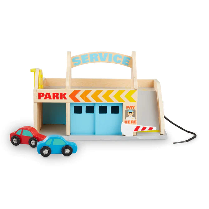 Melissa & Doug Service Station Parking Garage