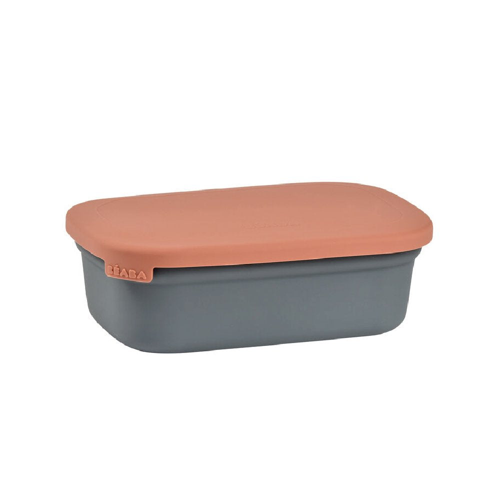 Beaba Ceramic Lunch Box Charcoal/Terracotta