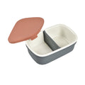 Beaba Ceramic Lunch Box Charcoal/Terracotta
