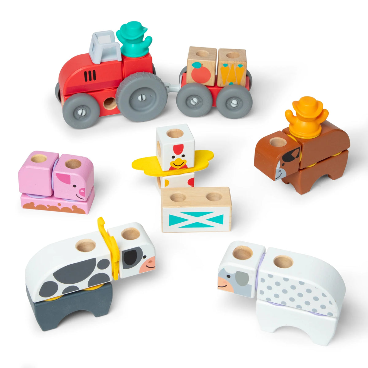 Melissa & Doug Blockables Play Set - Farm – Minim Kids