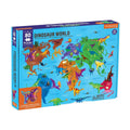 Mudpuppy Geography Puzzle - Dinosaur World