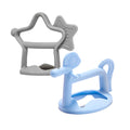 MOYUUM Gift Set Teether Star Titan Grey and Pony Blue