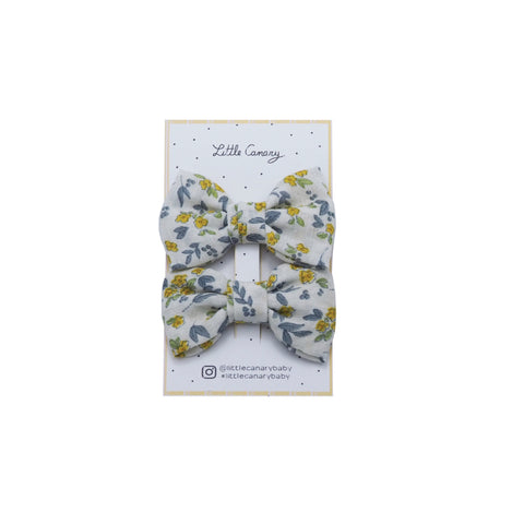 Little Canary Hair Clips Classic Daffodil