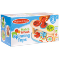 Melissa & Doug Match & Push Spinning Tops