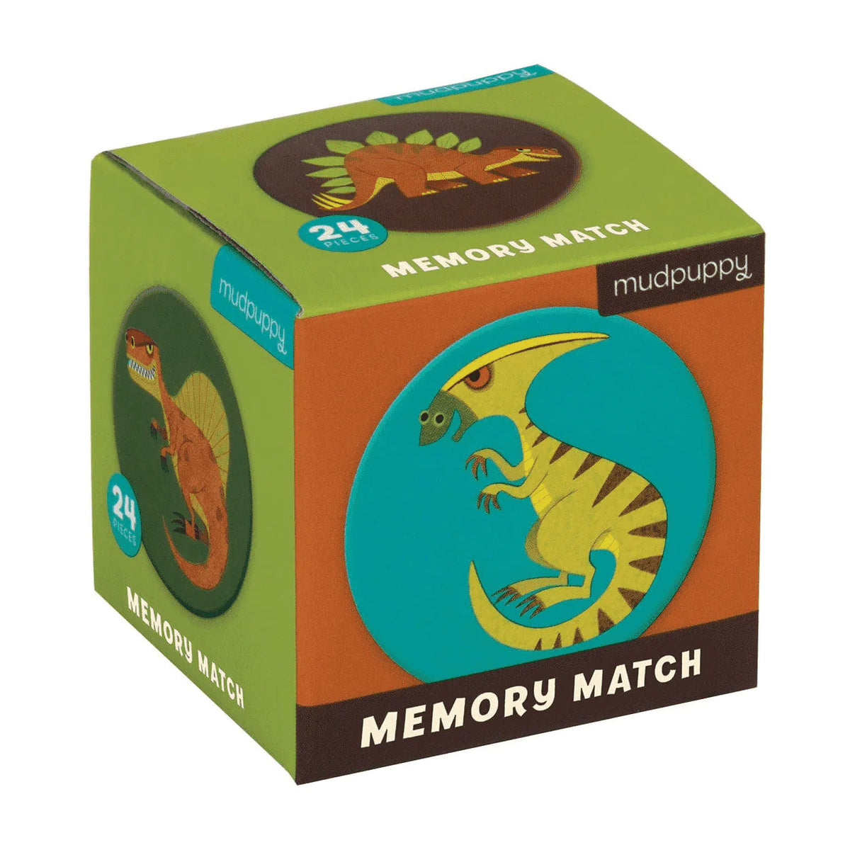 Mudpuppy Mini Memory Match - Mighty Dinosaurs