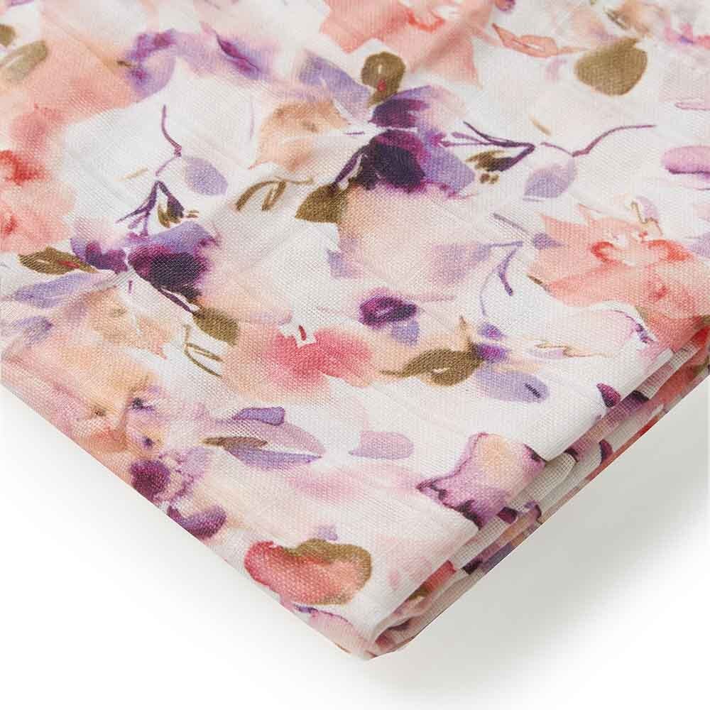 Snuggle Hunny Organic Muslin Wrap - Blushing Beauty