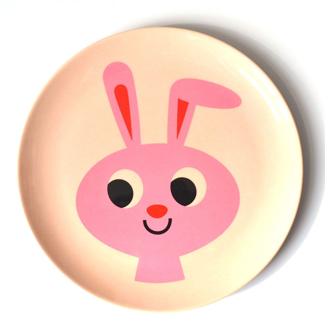 OMM Melamine Plate Bunny