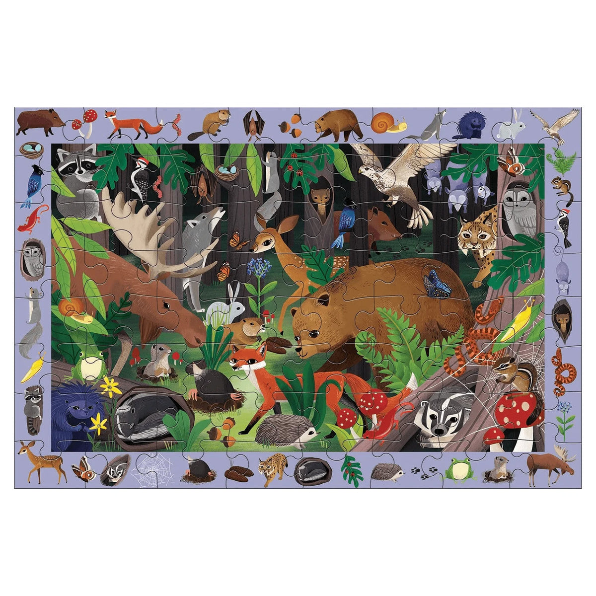 Mudpuppy Search & Find Puzzle - Woodland Forest