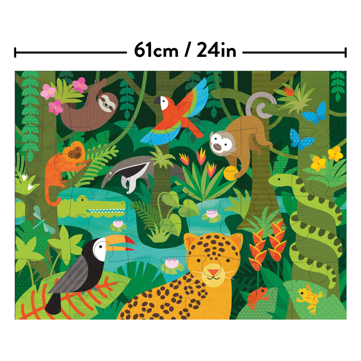 Petit Collage Wild Rainforest Floor Puzzle