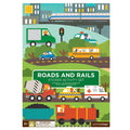 Petit Collage Roads & Rails Sticker Activity Set