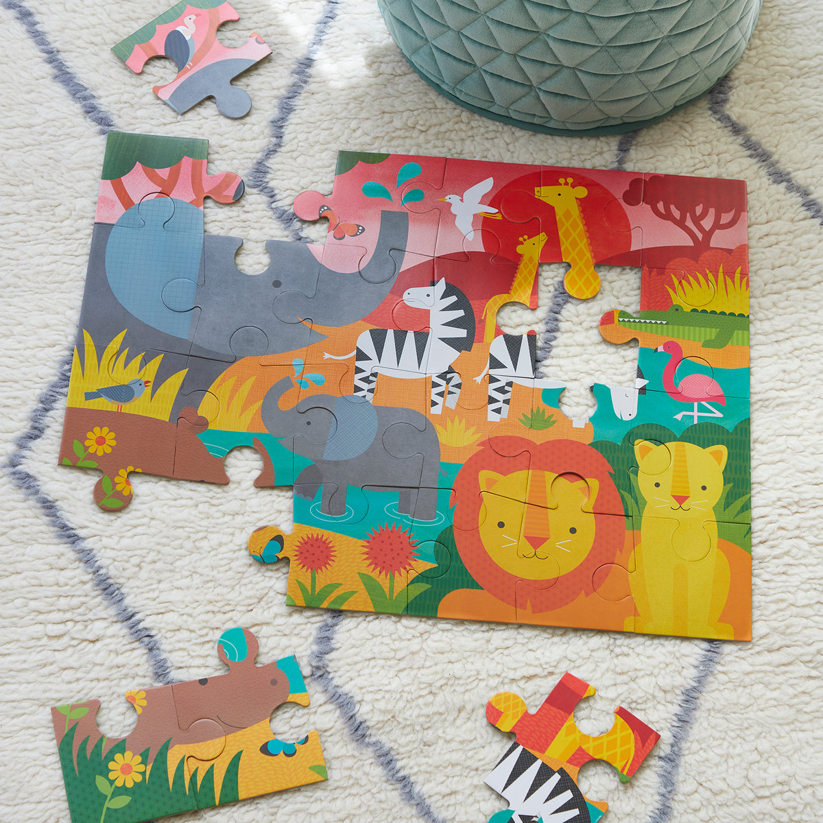 Petit Collage Safari Floor Puzzle