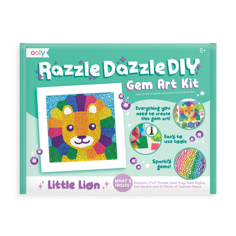 Ooly Razzle Dazzle D.I.Y. Gem Art Kit: Lil' Lion