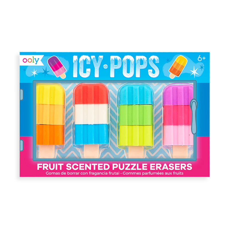 Ooly Icy Pops Scented Puzzle Erasers