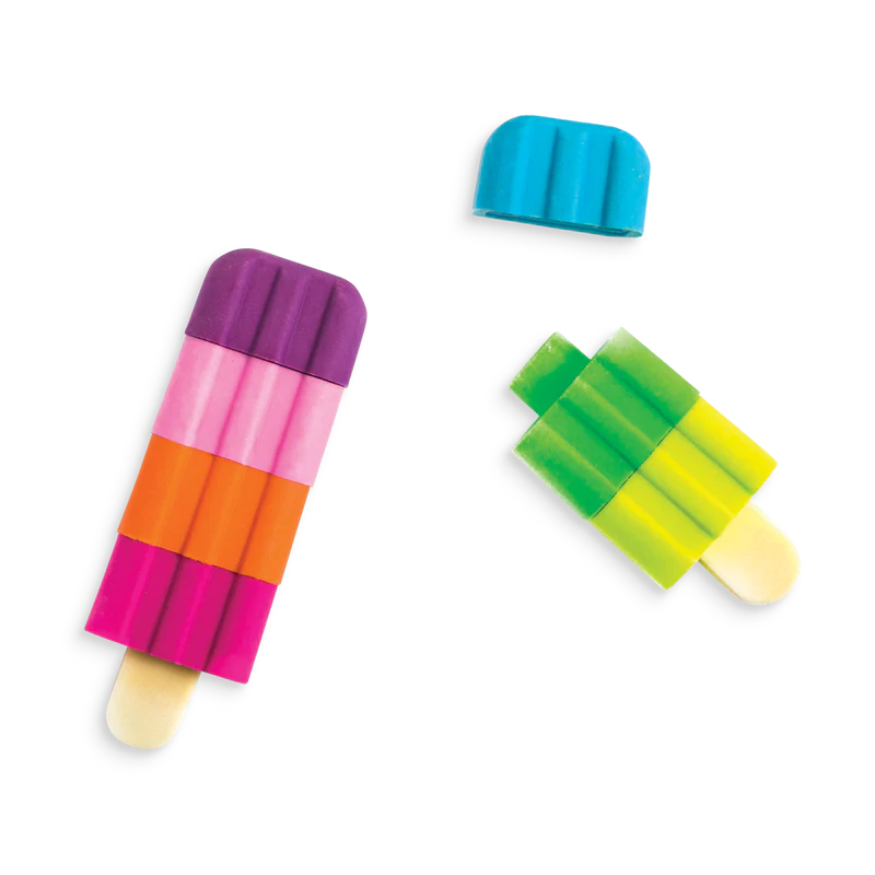 Ooly Icy Pops Scented Puzzle Erasers