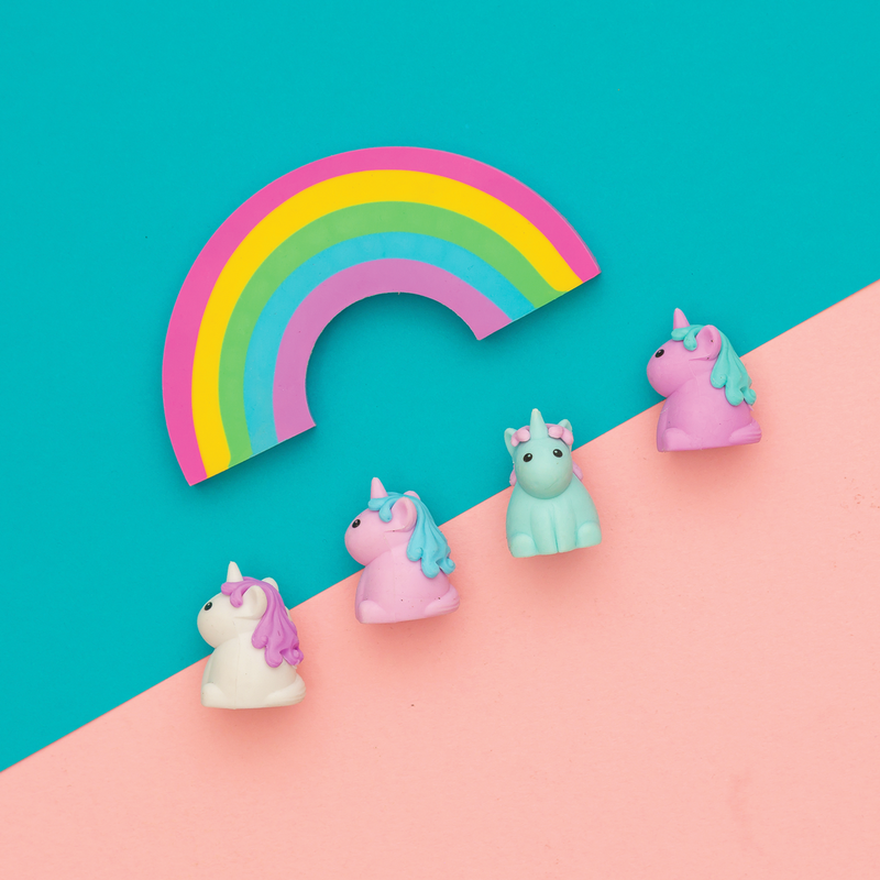 Ooly Unique Unicorn Strawberry Scented Erasers