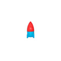 Ooly Blast Off! Eraser & Pencil Sharpener - Red