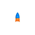 Ooly Blast Off! Eraser & Pencil Sharpener - Blue