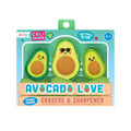 Ooly Avocado Love Erasers and Sharpener