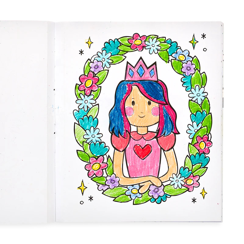 Ooly Color-in' Book: Princesses and Fairies