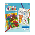 Ooly Color By Numbers Coloring Book - Wonderful World